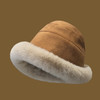 Mr.evil 麂皮绒渔夫帽 版型立体 护耳御寒 内里羊羔绒 软糯厚实 4色可选 商品缩略图5
