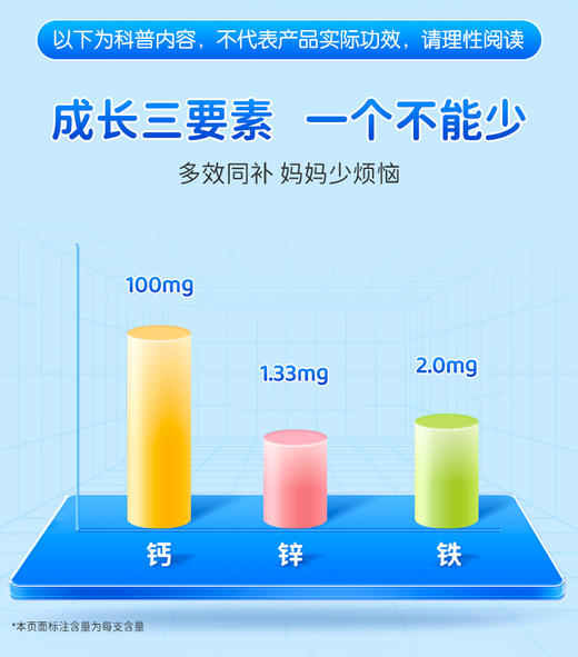 【多妈团购 哈药牌钙铁锌口服液90支装 】甜甜的梨汁口味～双重有机钙，更温和好吸收，孩子爱喝，补充钙、铁、锌， 科学配比，孩子高高又壮壮-咸喜仓 商品图5