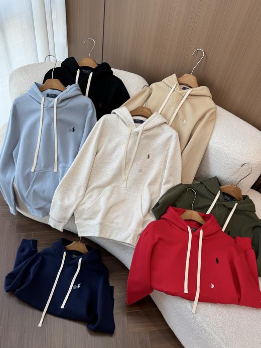 拉夫劳伦 25新品起绒布连帽衫卫衣(EJ) 商品图4