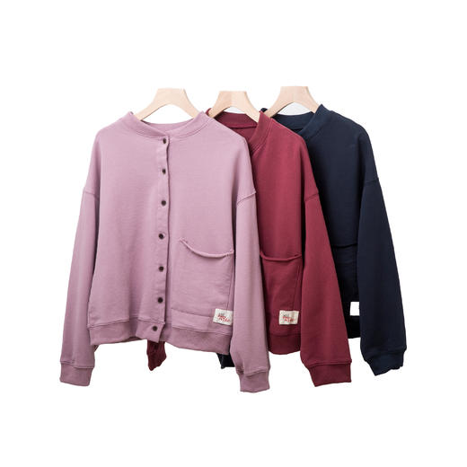 日系文艺卫衣外套 商品图3