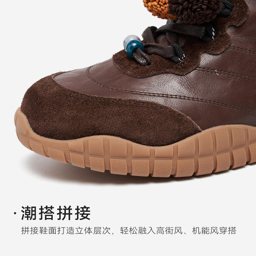 星期六复古拼接休闲户外拳击靴SSD4116193 商品图6