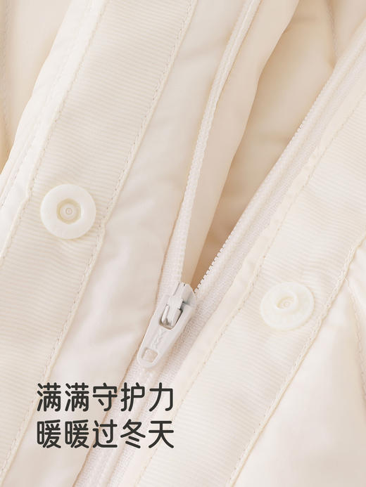 【高定系列】英氏儿童羽绒服冬白鸭绒连帽防风保暖御寒外套超韧绒YRWXJ4R129A 商品图3