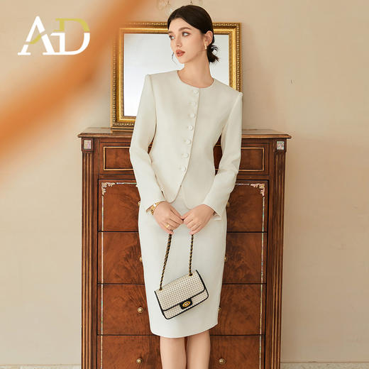 AD高端职业气质女神范西装套装时尚名媛上班面试工作服主持人正装 商品图1
