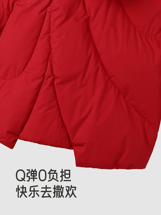 【高定系列】英氏儿童羽绒服秋冬保暖新年红男女童连帽外套超韧绒YRWXJ4R127A 商品图4
