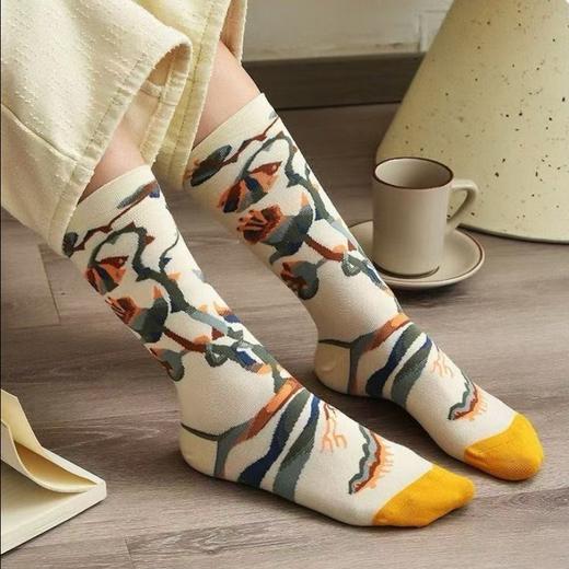 【中筒袜/小腿袜】200多个花色，顶级的机械流水线制作！秋冬穿搭怎么能少了它！ 商品图11