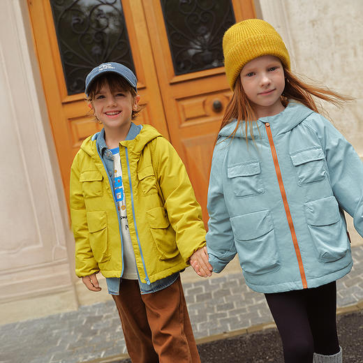 【魔法棉】迷你巴拉男童棉服儿童拒水拒油污抗湿冷外套2025冬新款 商品图2