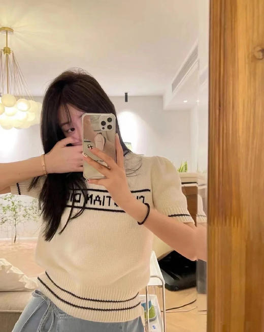 DIOR 迪奥25 早春幸运星毛织经典款短袖（ZY*TM） 商品图8