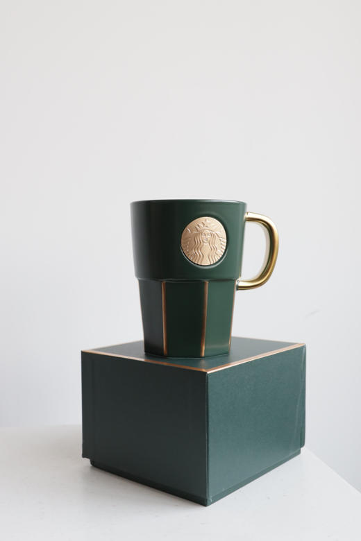 元单库存微瑕疵 女神铭牌陶瓷带手柄咖啡杯马克杯（390ml）PJ034 商品图1