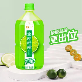 统一 金桔柠檬风味饮料 1L/瓶