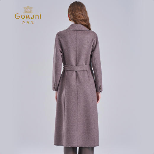 【绵羊毛】乔万尼简约设计感绵羊毛大衣细腻柔软简约毛呢外套ES4A461 商品图4