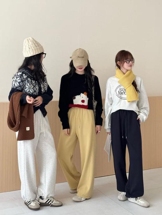 可以一条过冬的两穿加绒卫裤！ 商品图2