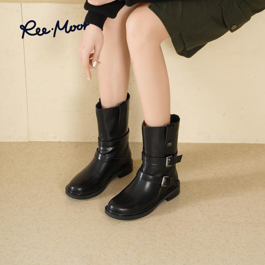 REEMOOR睿慕丨2025年秋冬新款西部靴美拉德氛围感 商品图6