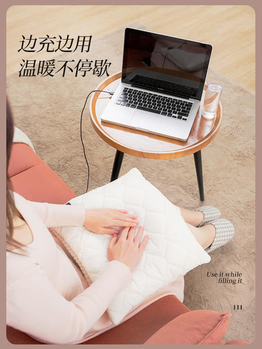 夏普便携无水暖手宝HX-TU001B-C-S 商品图4