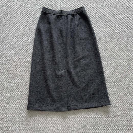 大王羊绒真丝混纺开叉直筒半裙 商品图7