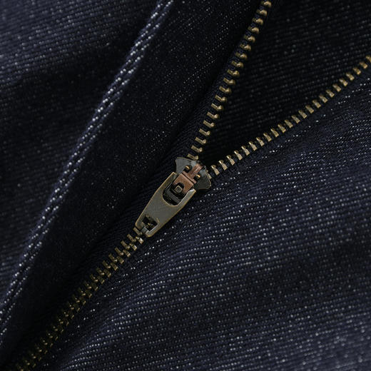 「高货wl」全新升级【铂金会员349/天猫469/差价120】(05651)洛诗琳休闲通勤OL风连衣裙2025新款复古收腰撞色牛仔裙 商品图4