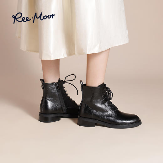 REEMOOR睿慕丨2025年风行部落复古潮酷马丁靴R1L404 商品图5