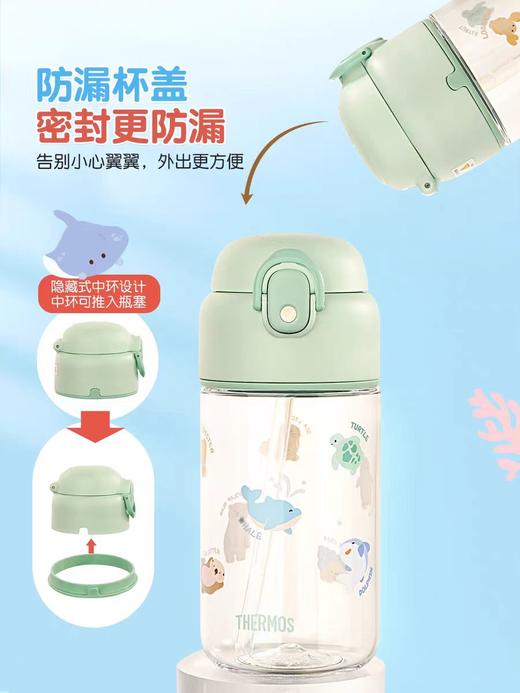 【春上新】9楼母婴生活馆 【59折】膳魔师Tritan材质便携吸管杯430mL/580mL（含杯套） 25年新品海洋总动员系列 吊牌价：148-168元 活动价：138-158元 商品图2