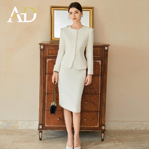 AD高端职业气质女神范西装套装时尚名媛上班面试工作服主持人正装 商品图0