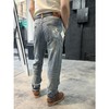 罗&威LOEWE 牛仔裤男士直筒裤（裤子正码正拍‼️波哥穿33即可） 商品缩略图4