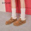 Dfuse迪芙斯2025冬季新款皮带扣雪地靴加绒松糕厚底袋鼠鞋轻便孟克鞋女DFD4118057 商品缩略图0
