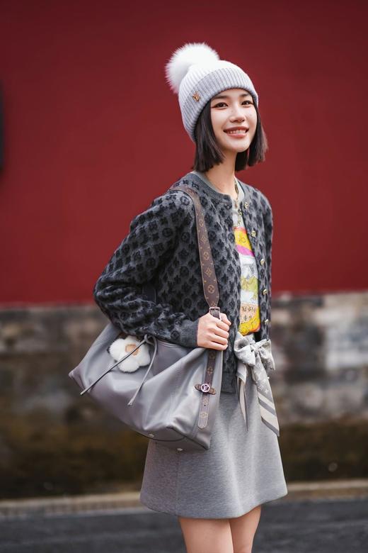 驴家 25秋冬新款 联名款老花羊毛开衫（TM） 商品图2