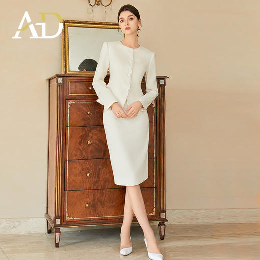 AD高端职业气质女神范西装套装时尚名媛上班面试工作服主持人正装 商品图3