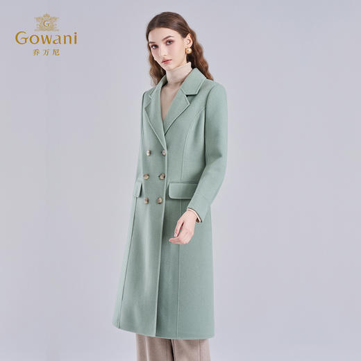 【羊绒】乔万尼新款双面呢羊毛大衣女秋冬外套羊绒韩系高级EF4A145 商品图2