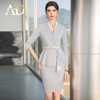AD高端美容院工装女职业气质套装七分袖工作服女神范两件套裙正装 商品缩略图1