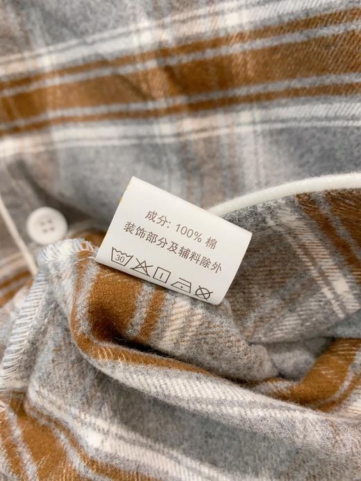 松植屋秋冬男款《茶杯猫》加厚磨毛绒布长袖睡衣套装100%全棉绒布家居服 商品图7