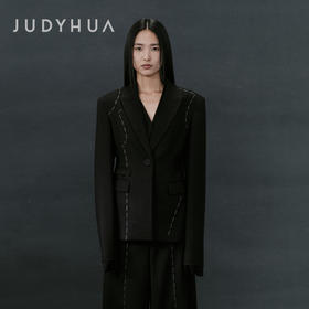 JUDYHUA 痕迹系列收腰西装外套