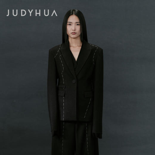 JUDYHUA 痕迹系列收腰西装外套 商品图0