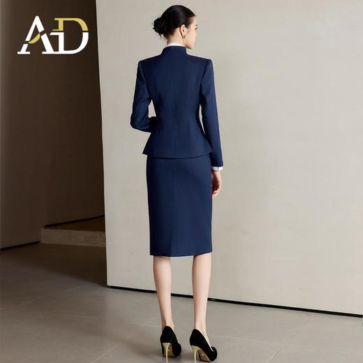 AD气质无领西装外套女2025新款职业装套装高端售楼部销售工作服 商品图4