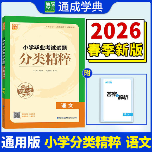 26小学毕业考试试题分类精粹语文 商品图0