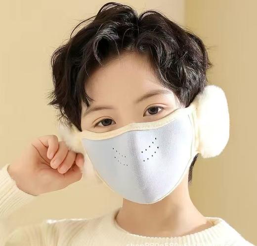 💥买一送一❗💰16.9到手2个❗【（儿童款 2个/组 ）二合一护耳保暖云朵亲子款口罩】加厚防风🔥 ·保暖防寒面罩‼⚡耳罩➕口罩，☺️二合一设计❗~ 某宝同款都要59/个❌咱低至💰8.45/个 商品图6