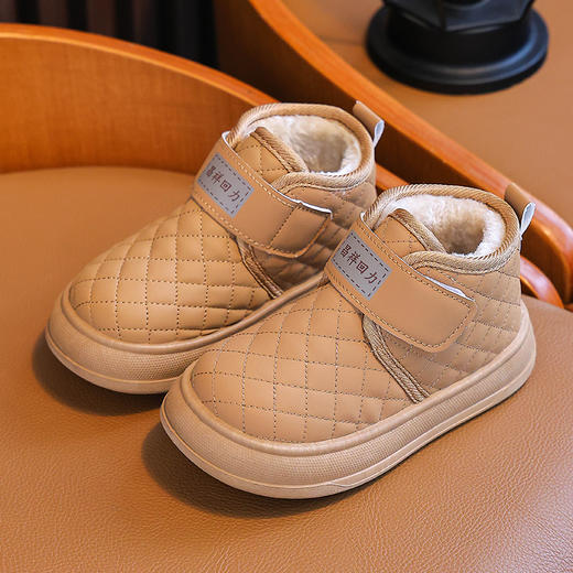 【📣卷起来39.9-49.9/双】21-36码冬季儿童雪地靴男童女童加绒短靴加厚保暖童鞋宝宝棉新款靴子聚 商品图6