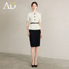 AD空姐制服职业套装高端西装女2025新款时尚两件套夏季短袖正装 商品缩略图0