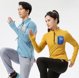  【限时特惠】秋冬跑步必备！薄抓绒长袖上衣，弹力透气！