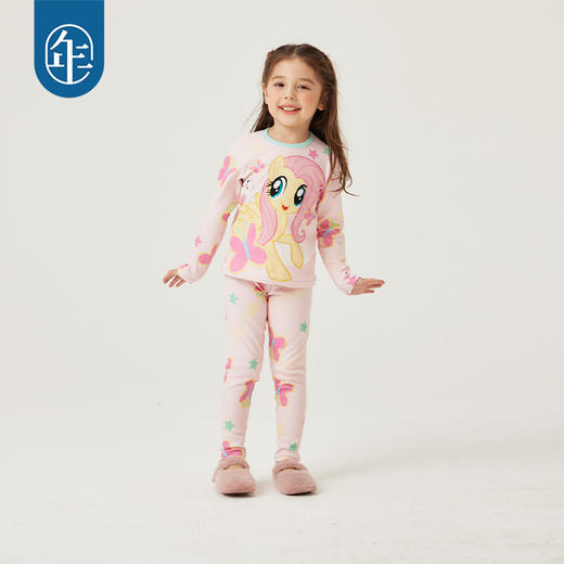 小马宝莉联名年衣家居服套装秋冬新款儿童睡衣小马宝莉家居服套装 商品图2