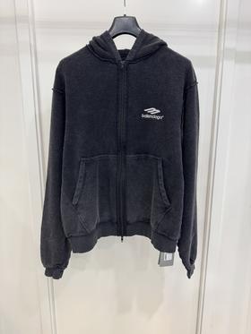 中性款字母衛衣外套he004