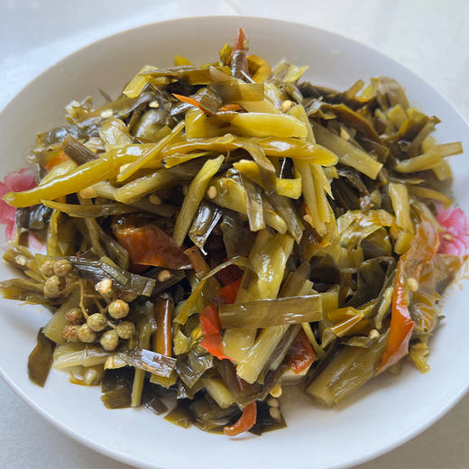 【任选3袋全国包邮，部分地区除外】胡胖厨竹溪腌制酸豇豆/酸辣椒/酸韭菜/酸红薯杆/酸萝卜杆  250g/500g 袋装   商品图5