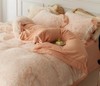 高品质特价牛奶绒｜母婴标准。雕花轻奢四件套，宝宝绒~ 商品缩略图0