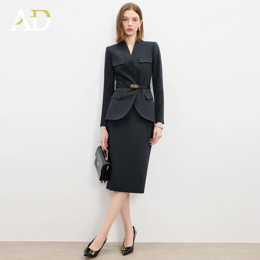 AD名媛轻奢小个子西装套装裙女2025新款秋冬高级感气质女神范正装 商品图0