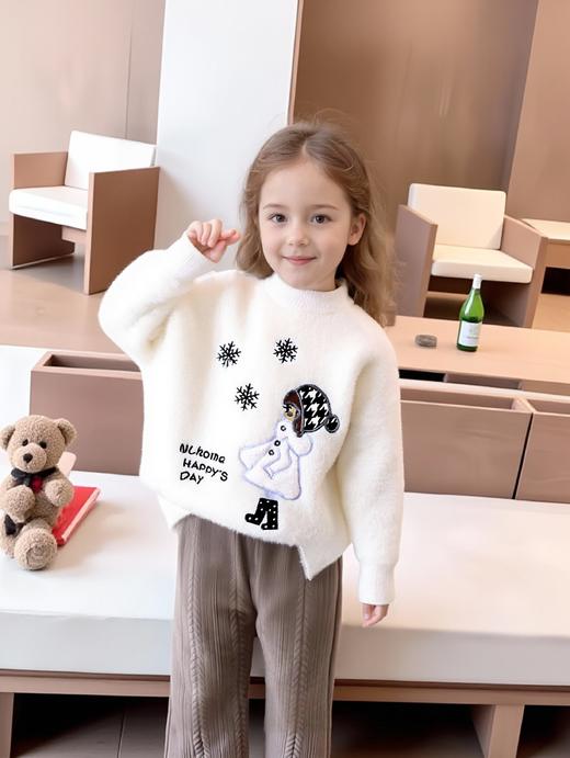 【59.9元一件】儿童水貂绒加厚毛衣软糯舒适男童女童冬季毛衣 商品图7
