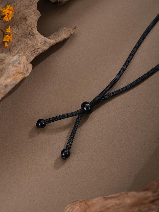 子佩集【鱼莲遇乐】S999银套链【BX0280973】仿古锁项链带绳原创作品2510 商品图8