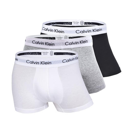 【超惠秒】Clavin Klein CK男士三件装经典弹棉内裤 98005 商品图0