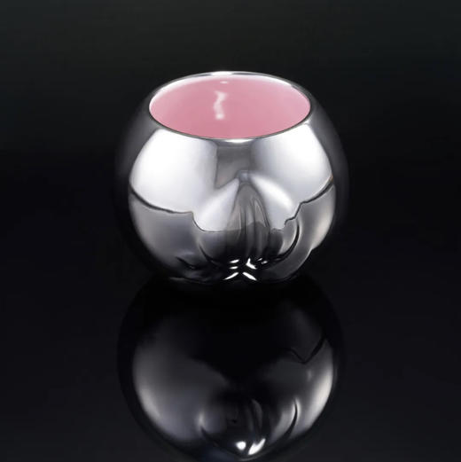 喜行乐/福禄桃圆茶杯一对 银 商品图2