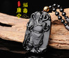 黑曜石关公挂坠 商品缩略图0