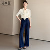 艾尚臣高级感雪纺衬衫女夏季短袖衬衣通勤百搭夏季小香风杏色上衣 商品缩略图4