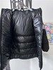 蒙口中长款男女情侣款派克羽绒服鹅绒外套 商品缩略图6
