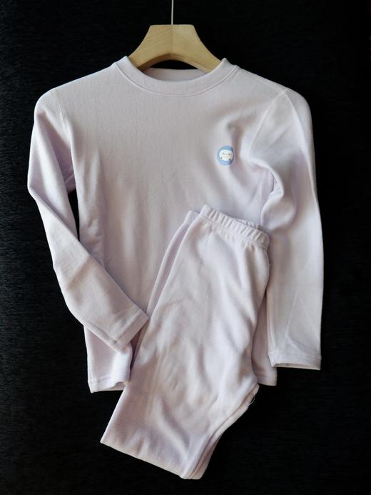 云仓 【红豆】 儿童半高领德绒保暖内衣套装，升级款，厚款 商品图3